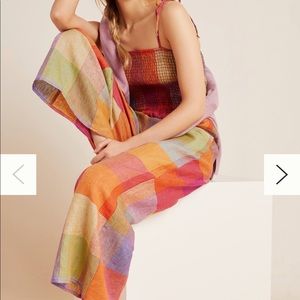 SOLD dRA Sierra Smocked Linen Jumpsuit